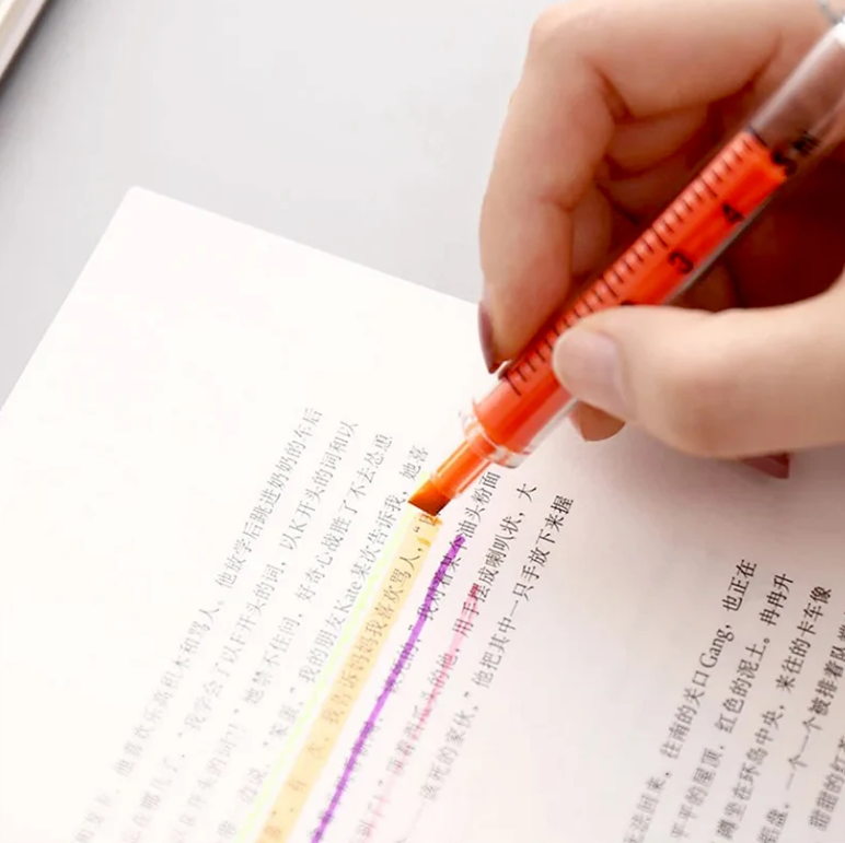 Fluorescent Highlighter Pen Set – Vibrant Marker for Study, Office & Journaling | InkGlow