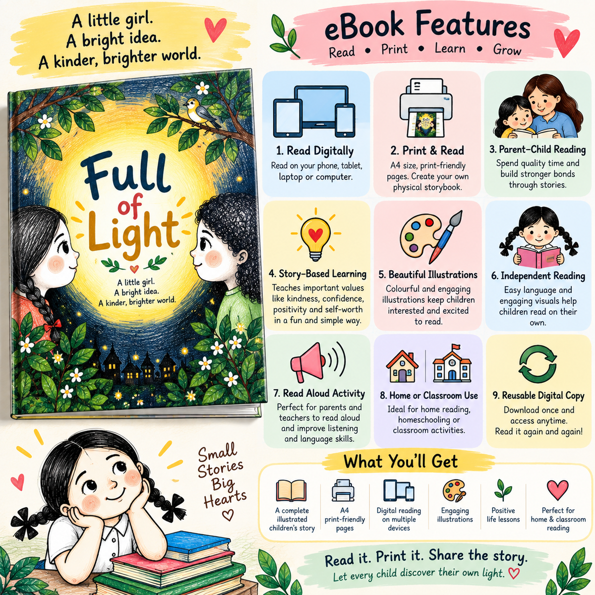 ✨ Full of Light – Illustrated Children’s eBook