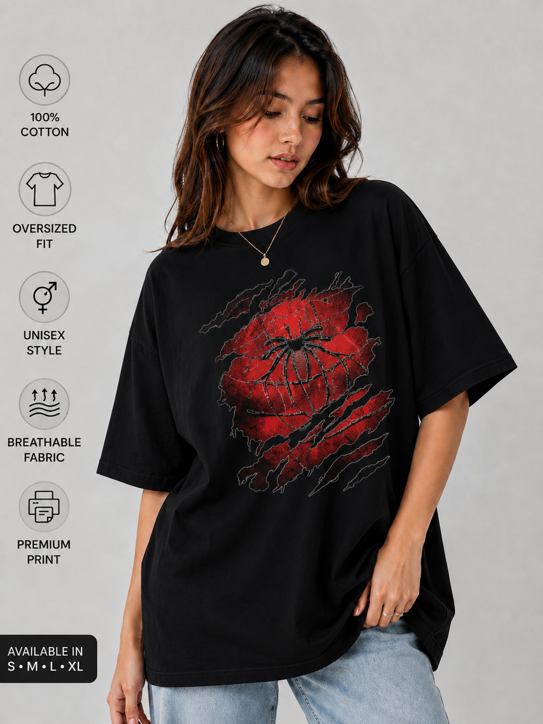 Unisex Terry Oversized Tee