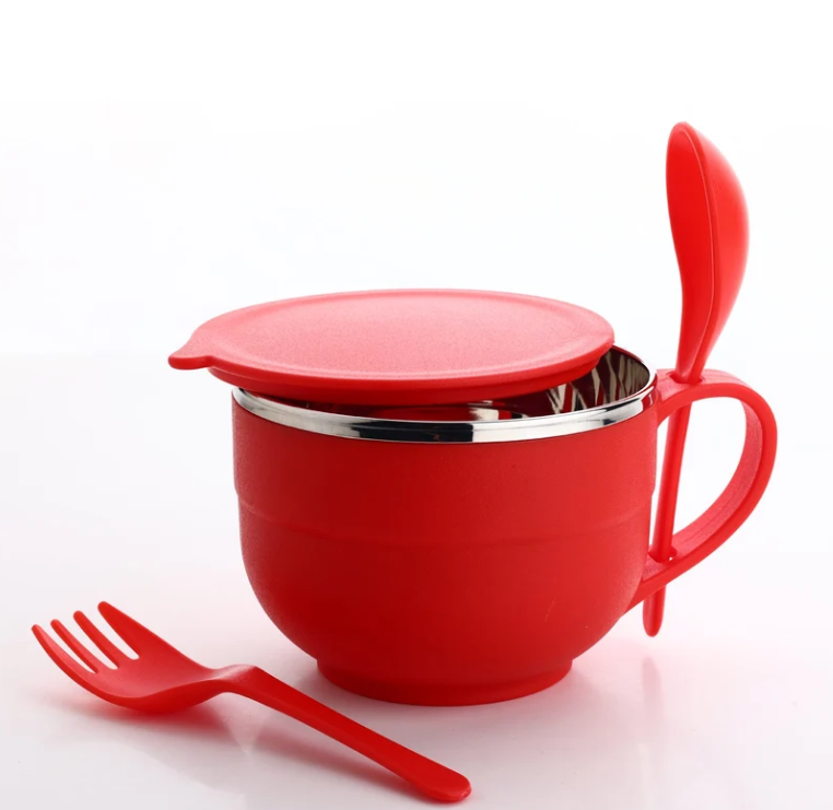 Stainless Steel Noodle Bowl – Insulated & Portable
