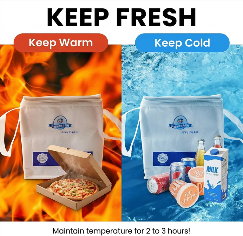 Insulated Thermal Lunch Bag – Keeps Food Hot or Cold for Hours