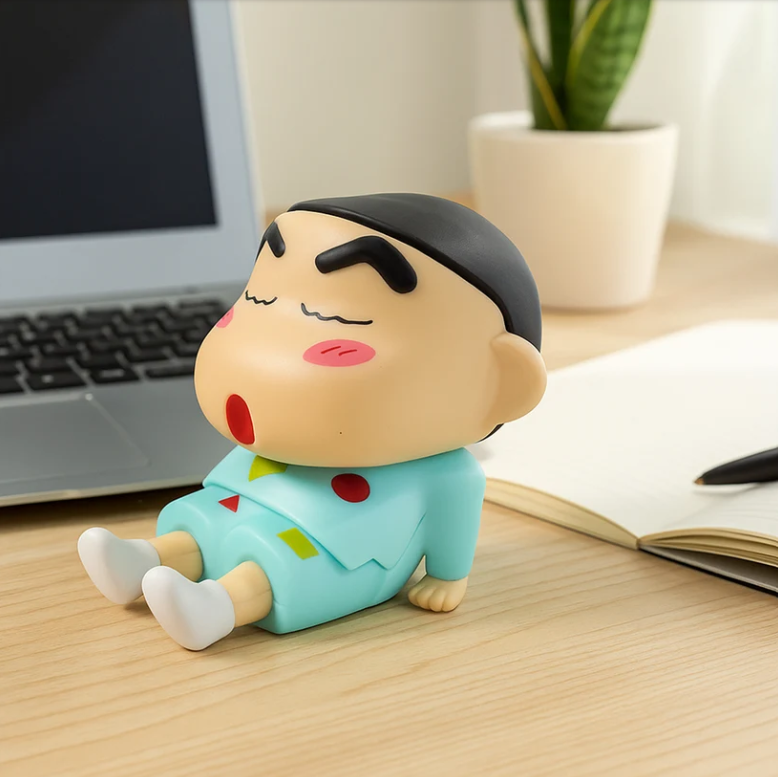 Cartoon Figurine Mobile Phone Stand – Stable & Anti-Slip Design | Shinchan