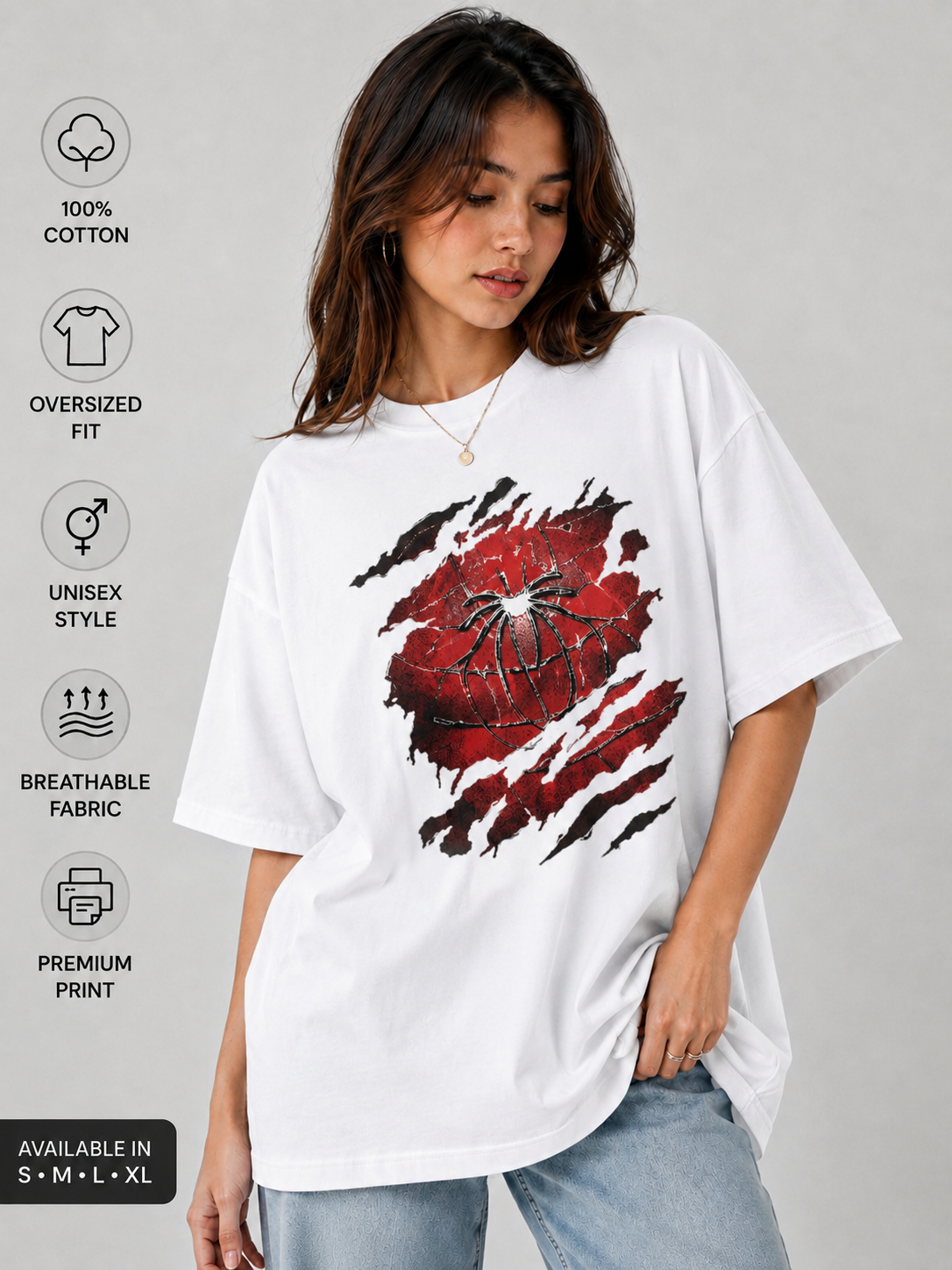 Unisex Terry Oversized Tee